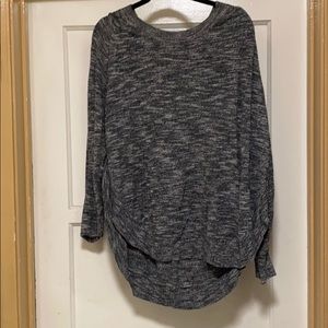 Marked grey sweater with button detail